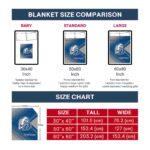 drake bulldogs diagonal stripes blue blanket trendy