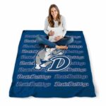drake bulldogs fan pride blue blanket high quality