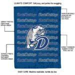 drake bulldogs fan pride blue blanket new arrival