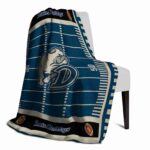 drake bulldogs football field blue blanket top rated