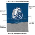 drake bulldogs gradient dots blue blanket new arrival