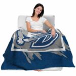 drake bulldogs splatter effect blue blanket latest model