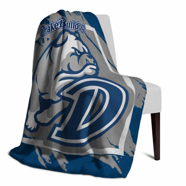 drake bulldogs splatter effect blue blanket top rated