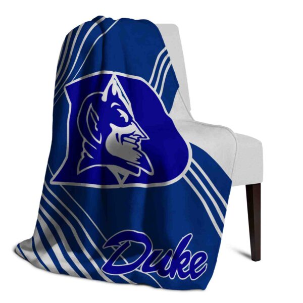 duke blue devils diagonal stripes blue blanket top rated