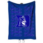 duke blue devils fan pride blue blanket best selling
