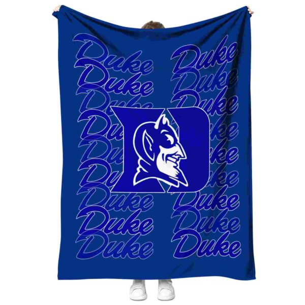 duke blue devils fan pride blue blanket best selling