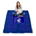 duke blue devils fan pride blue blanket high quality