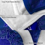 duke blue devils fan pride blue blanket premium grade
