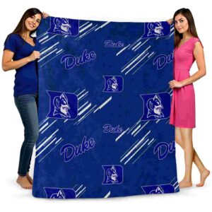 duke blue devils fan spirit blue blanket fashion forward