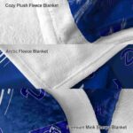 duke blue devils fan spirit blue blanket premium grade