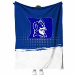 duke blue devils gradient dots blue blanket best selling