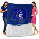 duke blue devils gradient dots blue blanket fashion forward