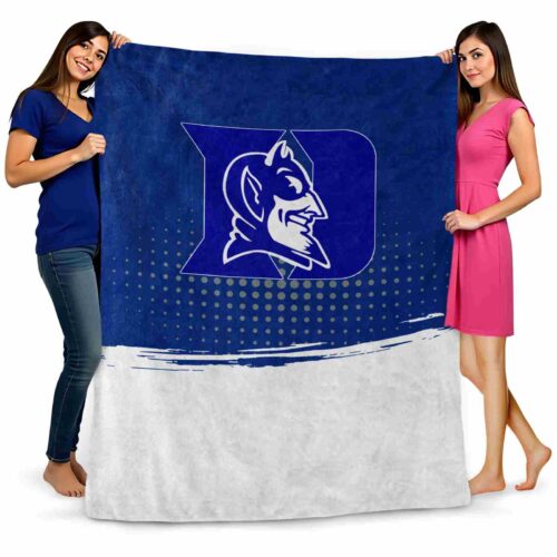 duke blue devils gradient dots blue blanket fashion forward