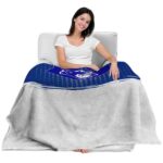 duke blue devils gradient dots blue blanket latest model