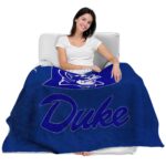 duke blue devils grunge texture blue blanket latest model