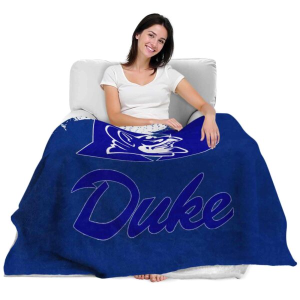 duke blue devils grunge texture blue blanket latest model