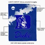 duke blue devils grunge texture blue blanket new arrival