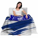 duke blue devils paint streaks blue white blanket best selling