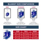 duke blue devils paint streaks blue white blanket best selling