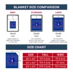 duke blue devils striped pattern blue blanket trendy