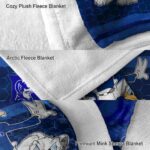 duke blue devils three musketeers blue blanket premium grade