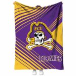 east carolina pirates diagonal stripes purple blanket best selling