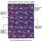 east carolina pirates diehard fans purple blanket best selling