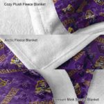 east carolina pirates diehard fans purple blanket best selling