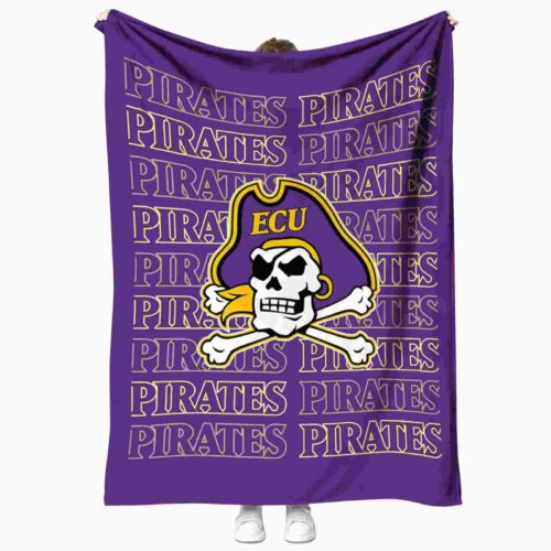 east carolina pirates fan pride purple blanket best selling