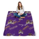 east carolina pirates fan spirit purple blanket best selling