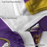 east carolina pirates gradient dots purple blanket best selling