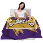 east carolina pirates splatter effect purple blanket best selling