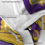 east carolina pirates splatter effect purple blanket best selling