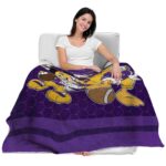 east carolina pirates three musketeers purple blanket best selling
