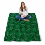 eastern michigan eagles diehard fans green blanket best selling