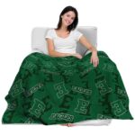 eastern michigan eagles diehard fans green blanket best selling