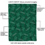 eastern michigan eagles diehard fans green blanket best selling