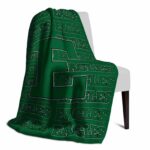 eastern michigan eagles fan pride green blanket best selling