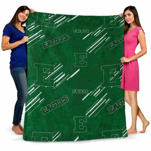 eastern michigan eagles fan spirit green blanket fashion forward
