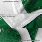 eastern michigan eagles fan spirit green blanket best selling