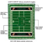 eastern michigan eagles football field green blanket best selling