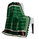 eastern michigan eagles football field green blanket best selling