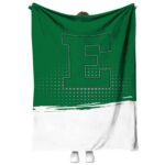 eastern michigan eagles gradient dots green blanket best selling