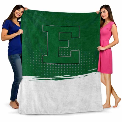 eastern michigan eagles gradient dots green blanket fashion forward