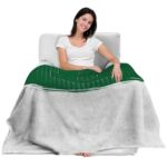eastern michigan eagles gradient dots green blanket best selling