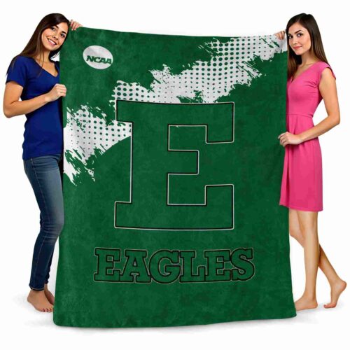 eastern michigan eagles grunge texture green blanket fashion forward