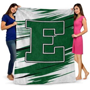 eastern michigan eagles paint streaks green white blanket fashion forward
