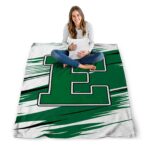 eastern michigan eagles paint streaks green white blanket best selling