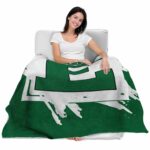 eastern michigan eagles splatter effect green blanket best selling