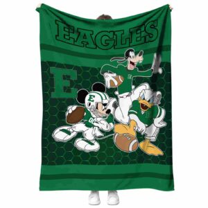 eastern michigan eagles three musketeers green blanket best selling